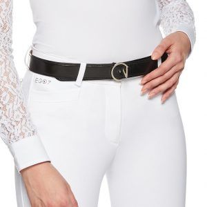 Ego7 Horse Leather Belt -Black