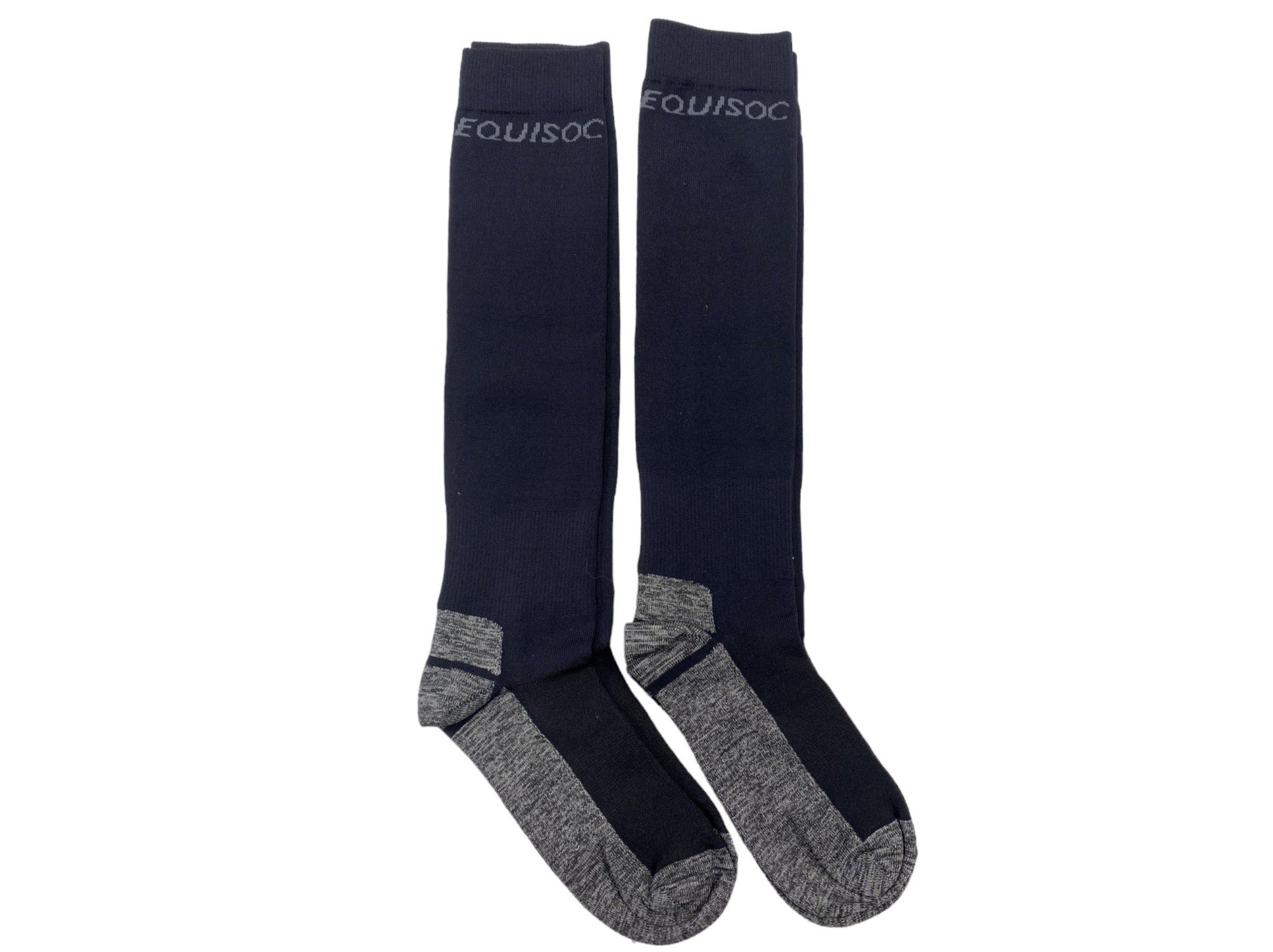 Equisoc Elite Adult Ladies Black/Black 4-7