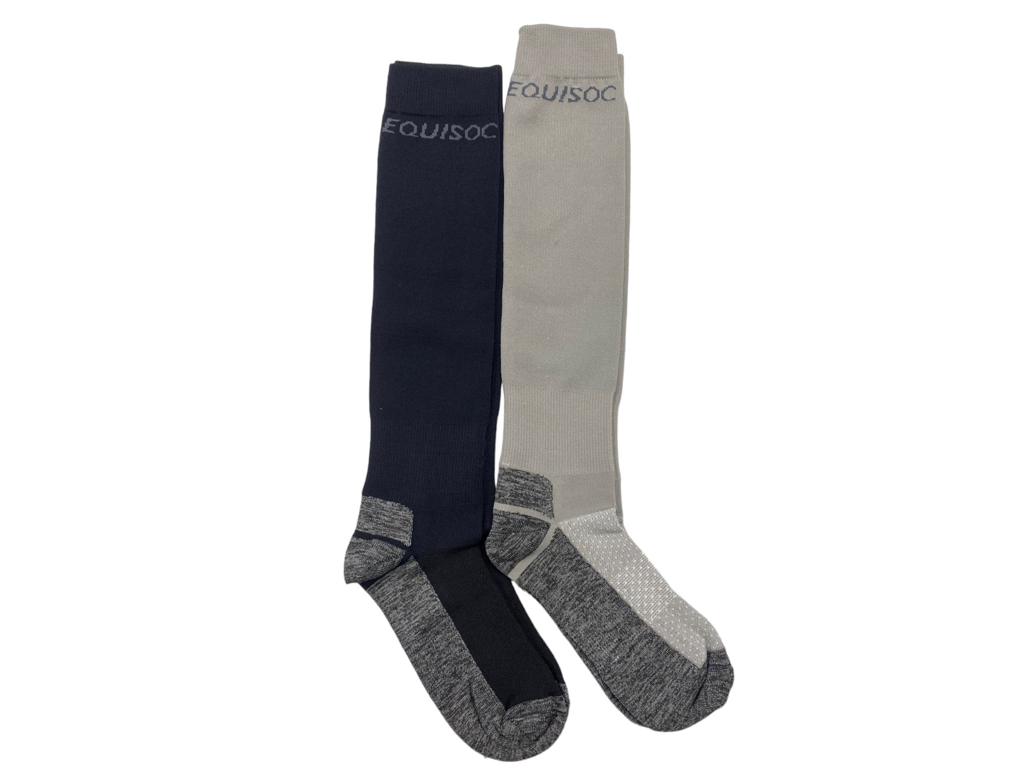 Equisoc Elite Adult Ladies Black/Grey 4-7