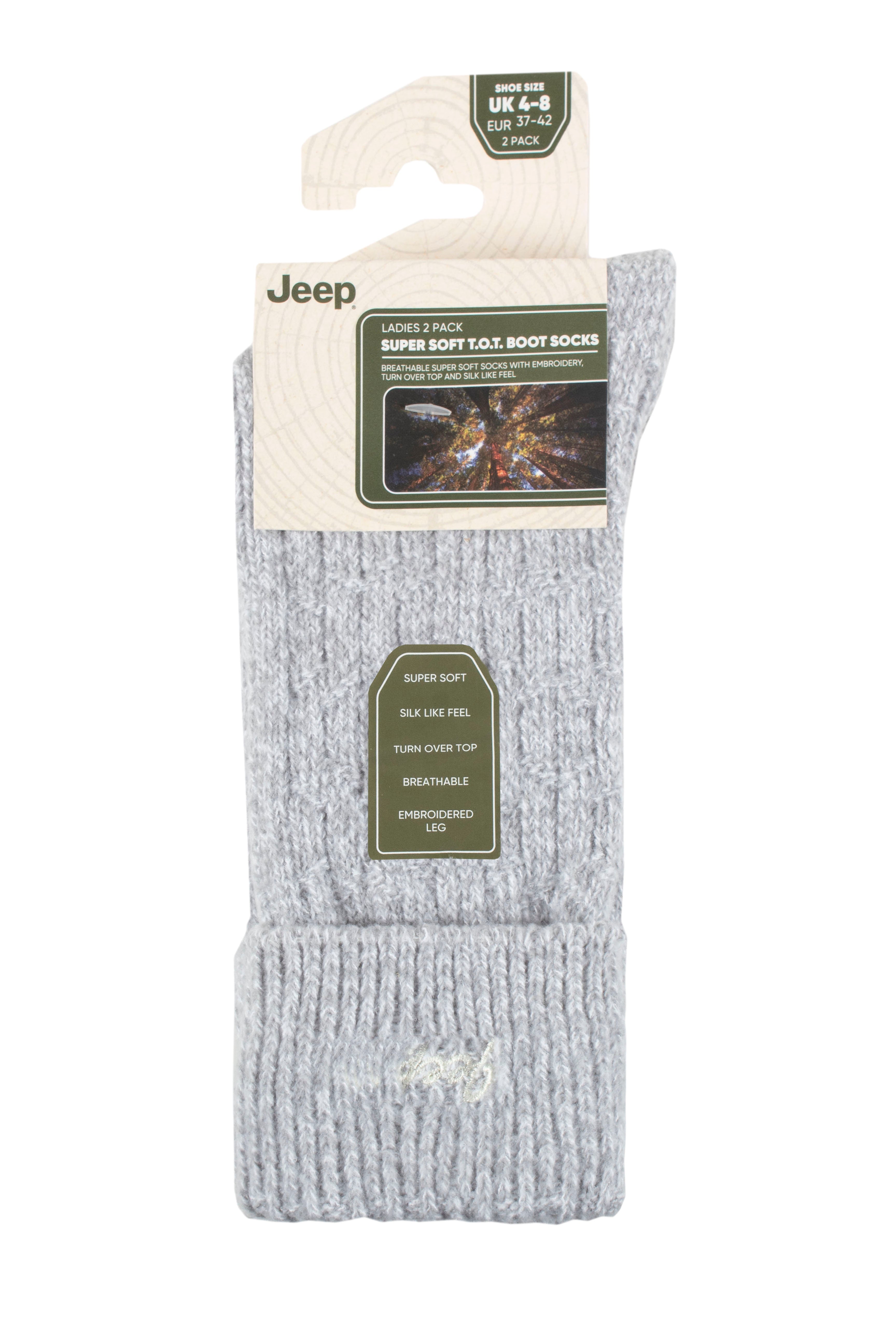 Ladies Jeep Socks  2pack