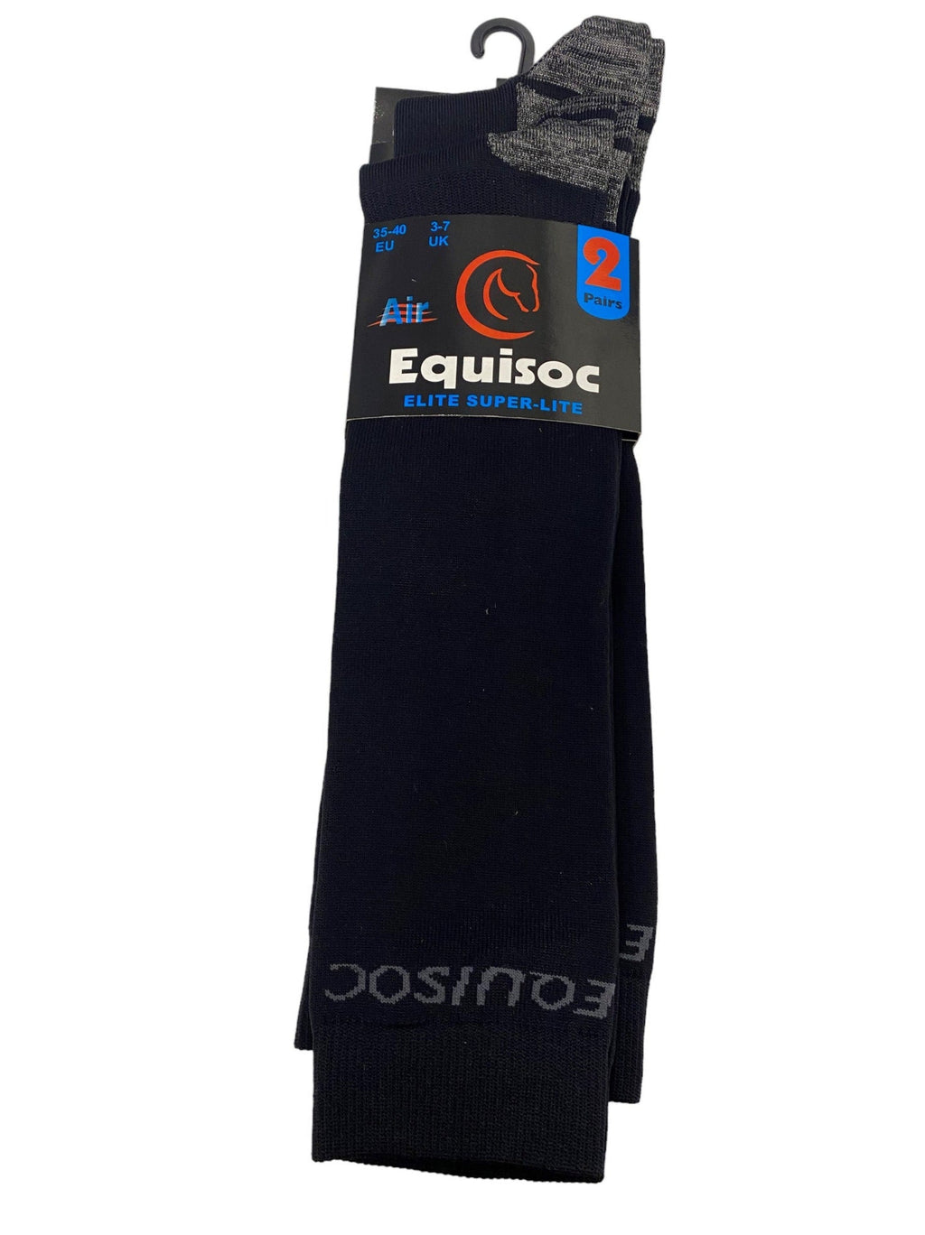 Equisoc Elite Adult Ladies Black/Black 4-7