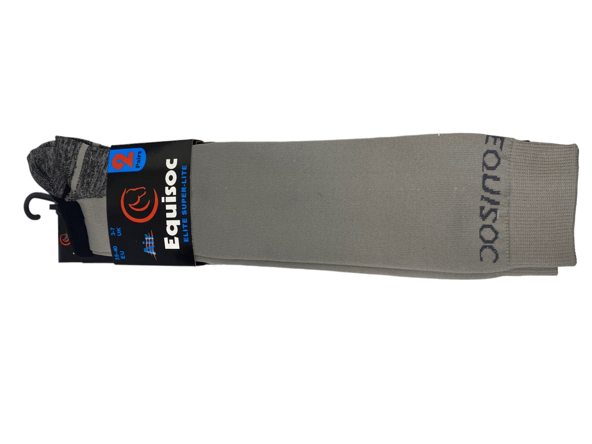 Equisoc Elite Adult Ladies Black/Grey 4-7