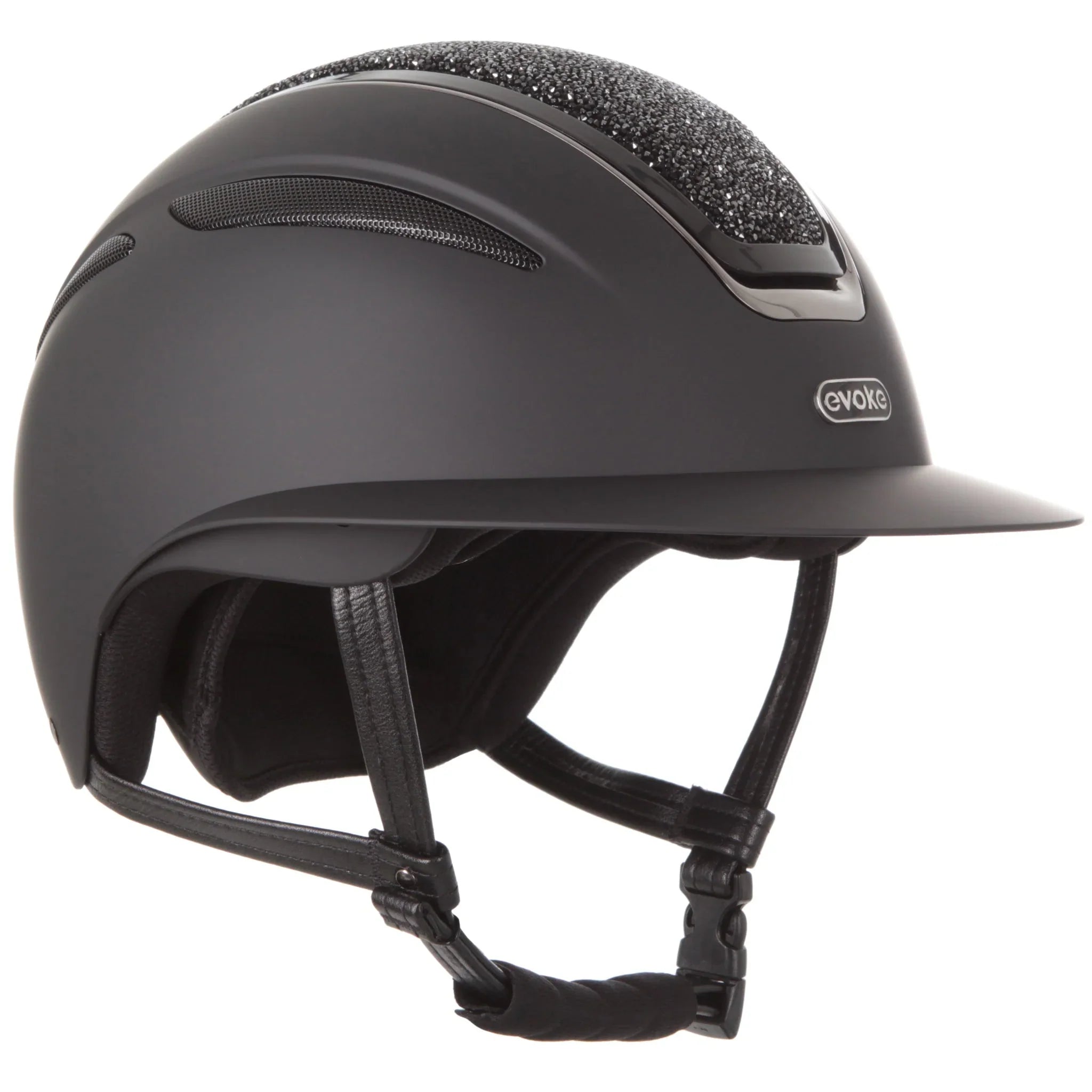 Evoke Callisto Wide Peak Black/Black Crystal Frame