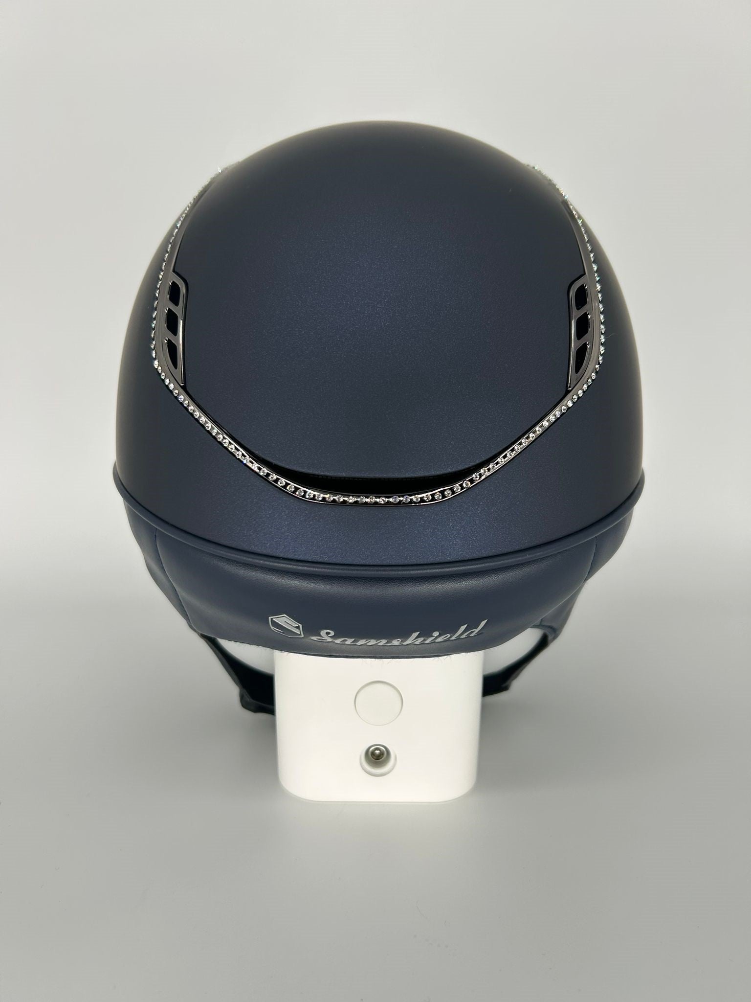 NEW 2.0  Shadow Custom Blue,Top Matt Blue,Trim Black chrome 300 swarovsky Colour ,blazon Black Chrome Medium